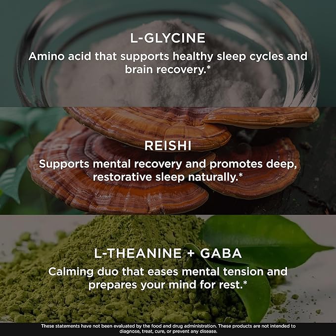 The Genius Brand Genius Rest - Supports Sleep, Relaxation & Brain Health with L-Theanine, GABA, Reishi & More - Melatonin-Free Supplement with L-Theanine & L-Glycine - Lemon Tea, 6 oz (30 Servings)