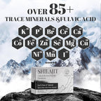 Shilajit Tablets 1000 MG, 100% Himalayan Organic, Shilajit Supplement Rich in Fulvic Acid & 85+ Trace Minerals for Men and Women, Energy & Immune System, 60 Count