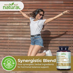 Why Not Natural 4-in-1 Organic Black Maca Root, Ashwagandha, Fenugreek, Panax Ginseng Capsules, Supplement for Men and Women