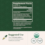Global Healing Center - Organic Ashwagandha Supplements Drops - KSM-66 Ashwagandha Extra Strength for Men & Women, Helps Promote Relief from Stress, Mood Support, Organic (2 Fl Oz) (Pack of 2)