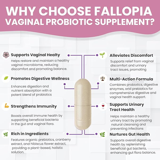 Probiotics for Women with Prebiotics Cranberry D Mannose Digestive Enzymes & Hibiscus 34 Strains 100 Billion CFU Feminine Care Supplement for Vaginal Gut Urinary Health and pH Balance Support