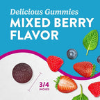 Nature's Truth Magnesium Gummies for Kids | Glycinate & Citrate | 50 Count | Mixed Berry Flavor | Vegan, Non-GMO & Gluten Free Supplement