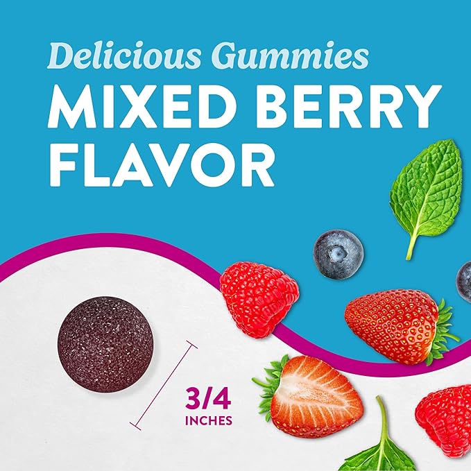 Nature's Truth Magnesium Gummies for Kids | Glycinate & Citrate | 50 Count | Mixed Berry Flavor | Vegan, Non-GMO & Gluten Free Supplement