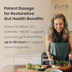 Pure Therapro Rx Power Probiotic 100B | 30 Acid Resistant Capsules - 1 Month Supply | 4 Proven Strains 100 Billion CFU | Flora Balance & Digestion | NO Refrigeration Required | Non-GMO | Zero Fillers
