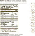Solgar Quercetin Complex with Ester-C Plus - 50 Vegetable Capsules - Immune Health Support - Gentle on The Stomach Vitamin C - Non-GMO, Vegan, Gluten Free, Kosher - 25 Servings