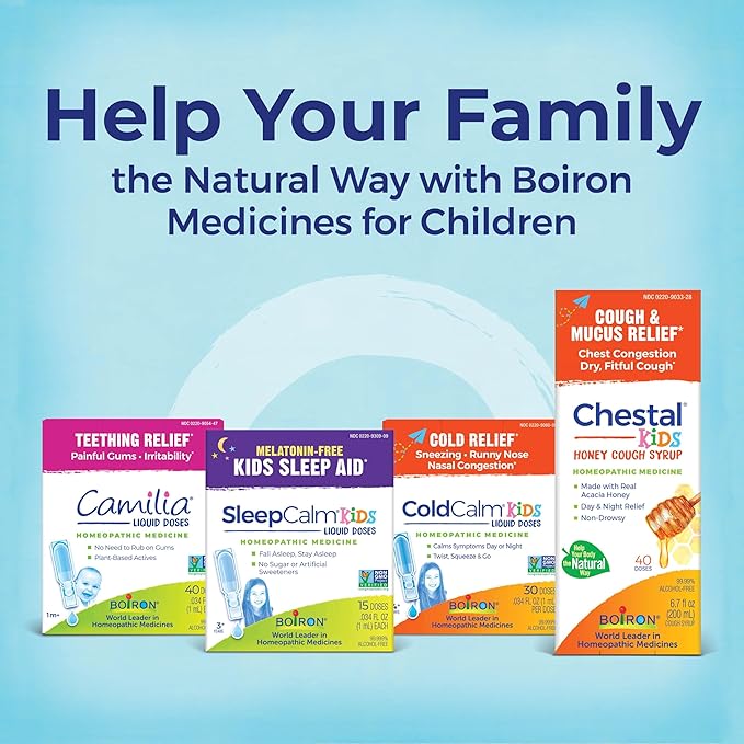 Boiron SleepCalm Kids Sleep Aid for Deep, Relaxing, Restful Nighttime Sleep - Melatonin-Free and Non Habit-Forming - 160 Count (Pack of 2)