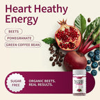 Snap Supplements Nitric Oxide Gummies - Beet Root Extract 300mg, Sugar Free Beetroot Supplement with Pomegranate Powder for Circulation & Natural Energy, 60 Vegan Gummies (3-Pack), Cherry Flavor