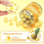 2 Pack Vitamin B Complex Gummies for Women Pineapple Flavor Daily Vitamin C B1,B2,B3,B5,B6,B7,B9,B12 Biotin Folate Supports Energy, Mood, Immune System Sugar-Free Vegan Work Adults(120Count)