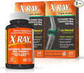 X Ray Dol Triple Action Joint Support Supplement with Glucosamine 1500mg, Chondroitin 800mg, MSM 750mg and 5X Vitamin D for Healthy Joints, Bones & Cartilage - 60 Count per Bottle - 2 Pack