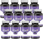 NANOWELL EyeCare Anthocyanins 100 - Eye Health Supplement with Bilberry, Zeaxanthin, Lutein, Anthocyanins, Vitamin A, E, Selenium & Copper - 60 Softgels, 60 Day Supply