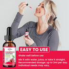 Magnesium Glycinate Liquid Drops, 1000mg Magnesium Glycinate, Citrate & Taurate with Fiber, Beetroot, Vitamin B & C for Sleep, Calm, Muscle, Energy & Relaxation, 2 Fl Oz, Sugar-Free Cherry Flavor