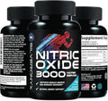 Extra Strength Nitric Oxide Booster - 3X Strength L-Arginine AKG & Citrulline Malate - Men & Women Premium Pre Workout Nitric Booster - Natural Energy & Muscle Support, Bottled in USA - 180 Capsules