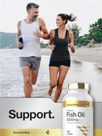 Doctor's Way Fish Oil 3000mg | 150 Softgels | Omega-3 with EPA and DHA | Non-GMO, Gluten Free Supplement