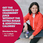 AZO Cranberry Pro Urinary Tract Health Supplement 600mg PACRAN, 1 Serving : More Than 1 Glass of Cranberry Juice, Sugar Free Cranberry Pills, Non-GMO 100 Softgels (Pack of 2)