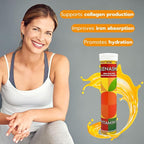Vitamin c Effervescent Tablets Vitamin C with Zinc 1000mg Vitamin Dissolving Tablets Vitamin C Table Vitamina C Efervescente para Adulto Zinc 6 Pack