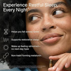 Seed PM-02 Sleep + Restore - Sleep Aid for Women & Men - Non-Habit Forming Bioidentical Melatonin & Ashwagandha - Vegan & Shelf-Stable - 30 Capsules (30-Day Supply)