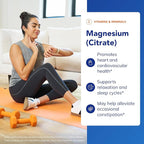 Pure Encapsulations Magnesium (Citrate) - Supplement for Sleep, Heart Health, Cognitive Health, Bone Health, Energy, Muscles, and Metabolism* - with Premium Magnesium - 90 Capsules