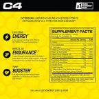 C4 Original Pre Workout Powder Fruit Punch - Vitamin C for Immune Support - Sugar Free Preworkout Energy for Men & Women - 150mg Caffeine + Beta Alanine + Creatine - 60 Servings