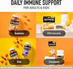 Airborne 400mg Vitamin C Gummies for Adults & Children, Immune Essentials Daily Immune Support Supplement with Powerful Antioxidants Vitamins C & E Plus Selenium - 132 Gummies, Orchard Fruit Flavor