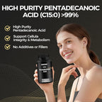 Pentadecanoic Acid, Non-GMO - 60 Capsules