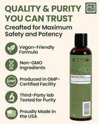 Fulvic Acid Trace Minerals Drops for Water - Raw Liquid Ionic Minerals with Humic Acid & Electrolytes - Energy, Immune & Gut Support, Detox - Vegan Plant-Based Concentrate - 8 oz