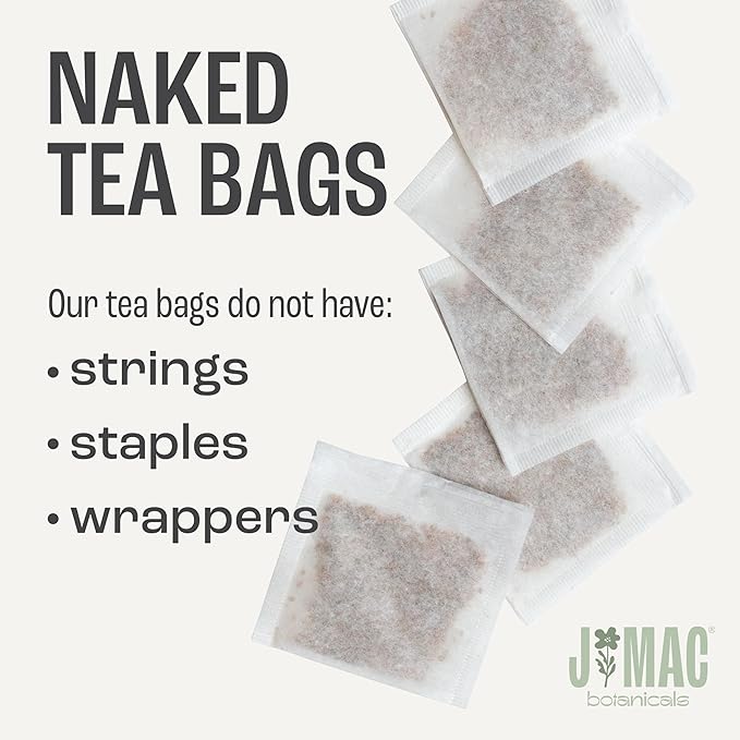 J MAC BOTANICALS Organic Spearmint Tea (50 Teabags), USDA Certified