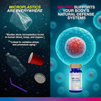 MP-PRO Microplastics Defense | 15 Billion CFU Probiotic + Antioxidant Blend | NMN, NAC, Glutathione, Resveratrol & Charcoal | Supports Cellular Detox, Longevity & Gut Health – 60 Capsules