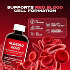 Globulo Rojo Iron Supplement - Liquid Dietary Supplement with High Potency Iron & B Vitamins (Vegan) (16 Fl Oz (Pack of 1))