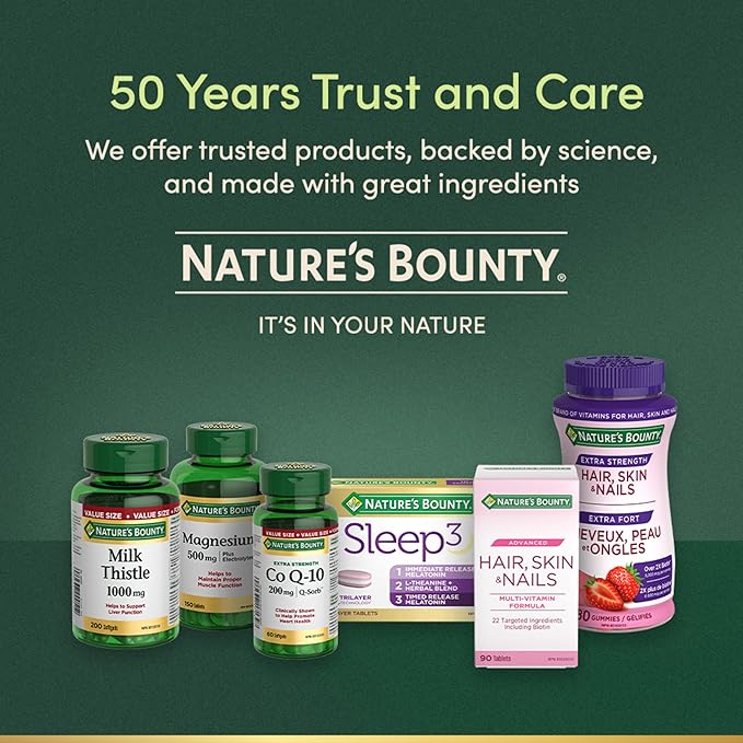 Nature's Bounty Omega-3 + D3 Fish Oil 1200mg / Vitamin D3 1000IU 90 softgels