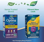 Nature's Way Fortify Optima Probiotic for Adults, 35 Billion Live Cultures, 15 Strains, Supports Digestive Balance and Immune Health*, No Refrigeration Required, 60 Capsules (Packaging May Vary)
