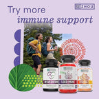 ZHOU Elder-Mune Elderberry Gummies - Black Elderberry Vitamin C, & Zinc, Daily Immune Support Supplement for Women & Men, Natural Chews for Adults & Children 4 & Up - 60 Gummies (3 Pack)