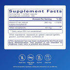 Pure Encapsulations Vitamin E (with Mixed Tocopherols) - Antioxidant Protection & Cellular Function - Contains Mixed Tocopherols - Non-GMO - 180 Softgel Capsules