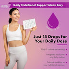 Buried Treasure Folate Drops - Methylated B-9 (Calcium L-5 Methyltetrahydrofolate), Supports Energy Production, Heart Health, and Pregnancy, 5-MTHF Supplement Vegan Safe, 120 Servings