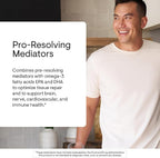 THORNE - Pro-Resolving Mediators - Combines Pre-Resolving Mediators with EPA & DHA - Supports Tissue Repair & Brain, Nerve, Cardiovascular & Immune Health* - Third-Party Certified - 60 Softgels