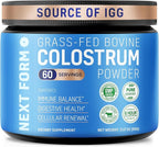 Bovine Colostrum Powder for Women &Men Source of IgG & IgA Grass-Fed, Pure Bovine Colostrum for Gut Health, Immune Support, Muscle Recovery & Wellness, Unflavored - 3.17 Oz - 60 Servings (Made in USA)