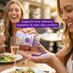 purple tree Post-Celebration Wellness Supplement for Liver Support & Hydration | Liposomal Dihydromyricetin (DHM), L-Glutathione, Milk Thistle, B Vitamins, Minerals, Willow Bark | 30 Capsules
