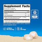 Nutricost Lion's Mane Mushroom Capsules 2100mg, 30 Servings - CCOF Certified Made with Organic, Vegetarian, Gluten Free, 700mg Per Capsule, 90 Capsules