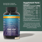 Primal Harvest Probiotics & Vision Supplements for Women and Men Vision and Eye Support Complex with Lutein, Zeaxanthin Bundle