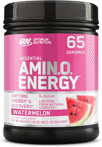 Optimum Nutrition Amino Energy - Pre Workout with Green Tea, BCAA, Amino Acids, Keto Friendly, Green Coffee Extract, Energy Powder - Watermelon, 65 Servings (Packaging May Vary)