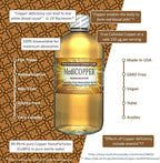 True Colloidal Copper - 500 mL in a BPA Free Plastic Bottle