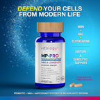 MP-PRO Microplastics Defense | 15 Billion CFU Probiotic + Antioxidant Blend | NMN, NAC, Glutathione, Resveratrol & Charcoal | Supports Cellular Detox, Longevity & Gut Health – 60 Capsules