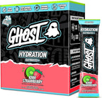 GHOST Hydration Sticks, Electrolyte Powder Packets, Kiwi Strawberry - 24 Sugar Free Instant Electrolyte Drink Mix - Caffeine-Free Daily Hydration & Immune Support with Clean Formula