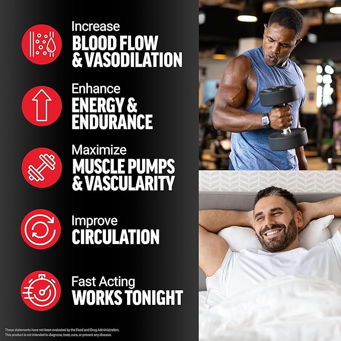Force Factor Nitric Oxide Booster, Fast-Acting Formula with L-Arginine, Boosts Nitric Oxide Levels, Maximize Muscle Pumps, Enhance Endurance, Improve Circulation, 120 Capsules