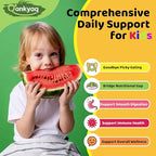 Q'ankyaq D mannose Gummies for Women, Kidney Cleanse Detox & Repair Gummies, Kids Sulforaphane Supplement, Broccoli Sprout Extract Liquid, Kids Appetite Booster (Ages 1+)