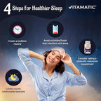 Vitamatic Melatonin 12 mg – Natural Berry Flavor – 300 Fast Dissolve Tablets – Formulated by Healthcare Professionals – Non-GMO, Gluten Free