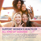 Myo-Inositol & D-Chiro Inositol, Hormone Balance for Women | Sugar Free Inositol Gummies w/ Omega 3, MTHF Folate, Vitamin D3, B12, Magnesium & Zinc for Ovarian Health, Ideal 40:1 Ratio, Vegan, 60 Cts