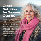 Garden of Life Vitamin Code Multivitamin for Women 50 & Over, 240 Capsules, for Women 50 Plus with B Vitamins, Vitamins A, C, D3, E & K, CoQ10, Probiotics & Enzymes