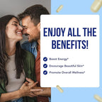 CoQ10 200mg Capsules | Vegan Friendly Coenzyme Q10 200mg from Easy Absorption Ubiquinone Supplement for Skin Heart and Energy Support | Made in The USA in cGMP Facilities (200 Servings)