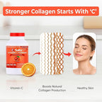 C-Salts Vitamin C Powder - 100% Pure Buffered Ascorbic Acid Powder for Daily Immune Support & Collagen Production - Stomach-Friendly Organic Vegan Non-GMO Sugar-Free - 84 Servings - Blood Orange, 8oz