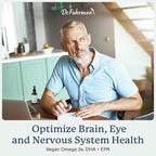 Dr. Fuhrman Vegan Omega 3 | Vegan DHA+EPA Purity Liquid Supplement | Made from Lab-Grown Algae | Our Omega 3 Supplement is Refrigerated in Warehouse Until Shipped | Citrus Flavor 60 Servings